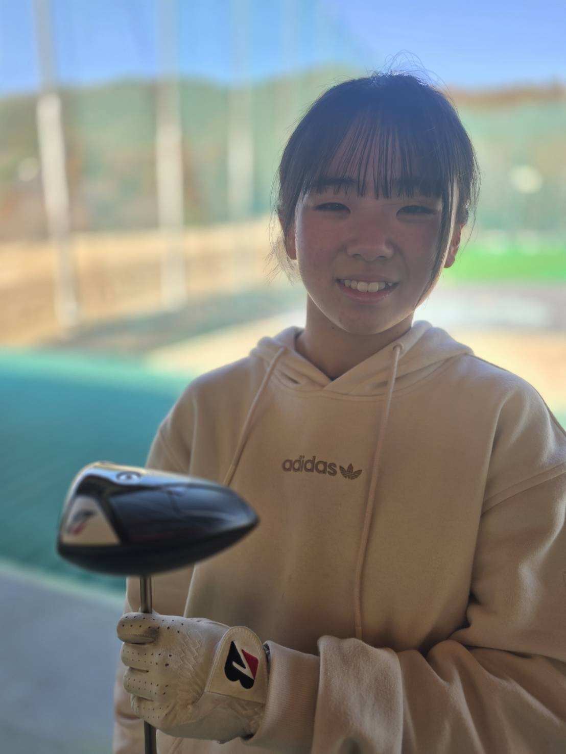 プロゴルファーを目指す豊川市出身　おおた　りりあちゃん